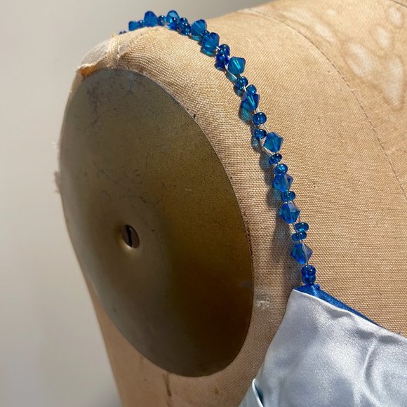 Silk Ombré Tie Dye Slip Gown - Picture 9 of 12